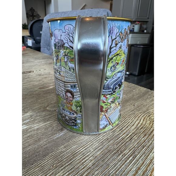 Mountain Brew ~ Metal/Tin ~ Drinking Mug w/Handle ~ Chuck Wagon Soda - Picture 4 of 6